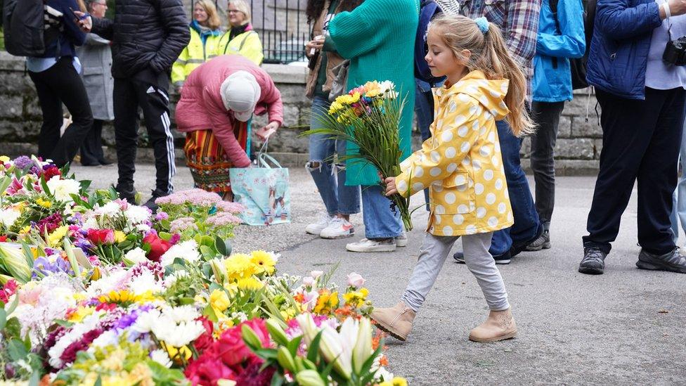 Tributes at Balmoral