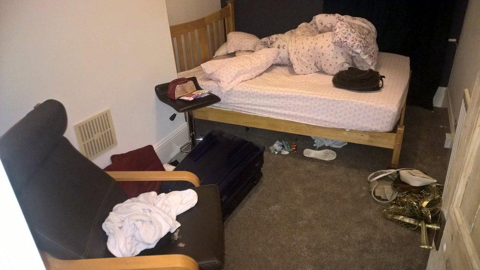 Brothel bedroom