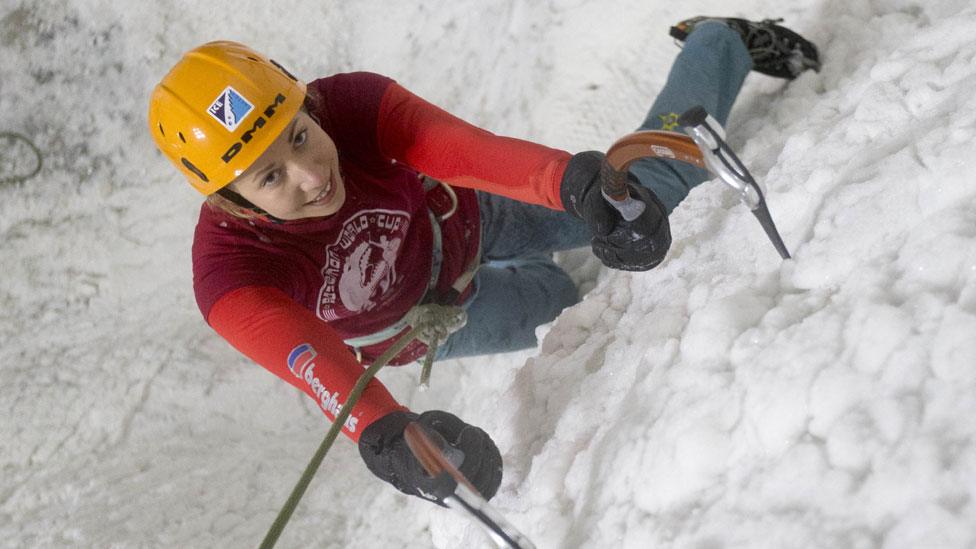 GB ice climber Anna Wells