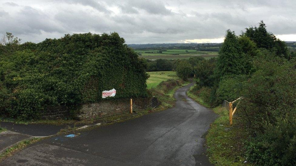 Site of the the former Morlais Colliery in Llangennech