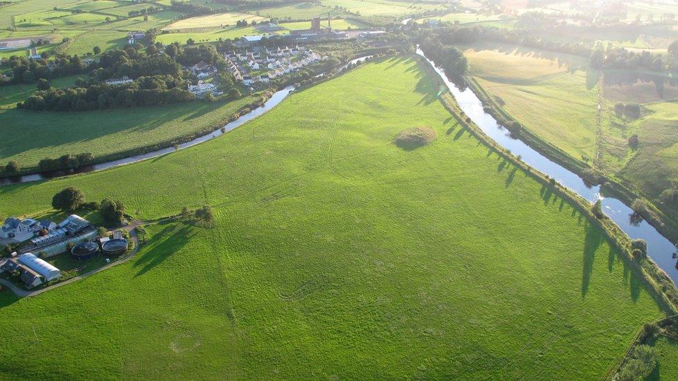 Cattle graze peacefully on the 40 acres for most of the year, but in the winter the land is wet and prone to flooding