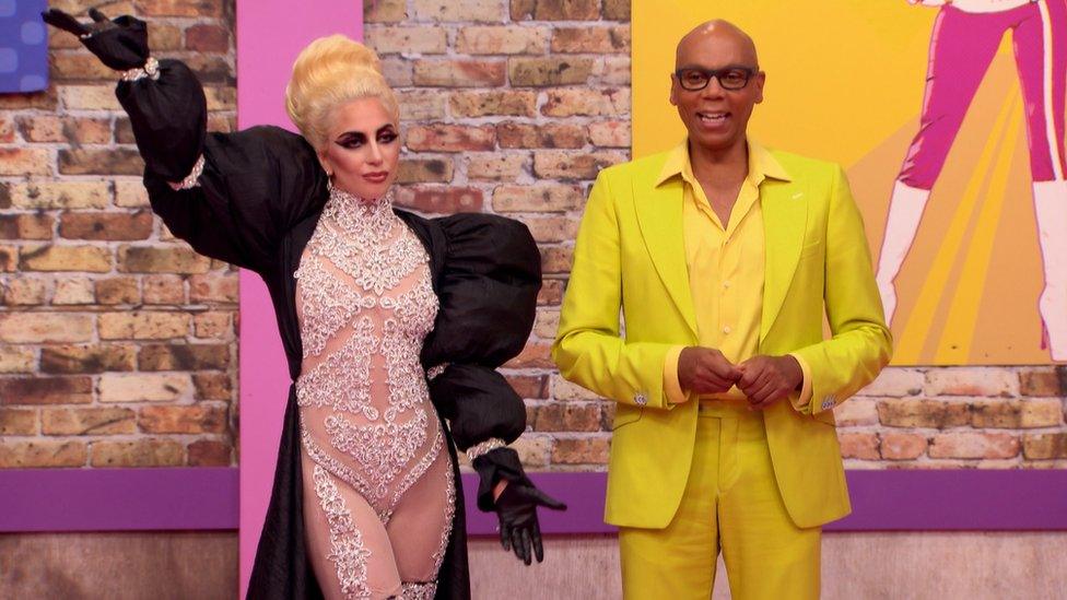 RuPaul and Lady Gaga