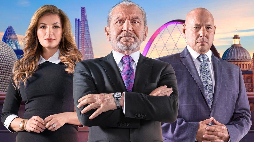 Baroness Brady, Lord Sugar and Claude Littner