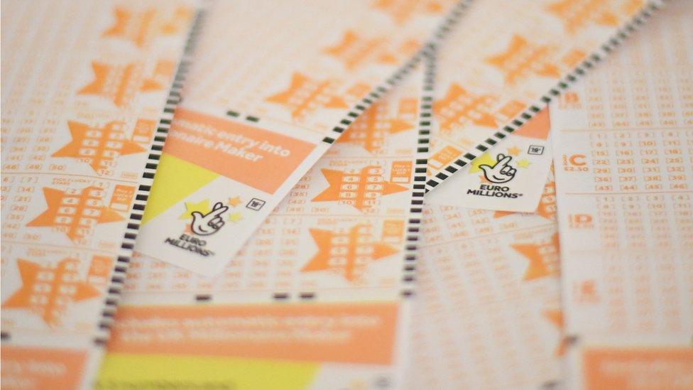 Euromillions lottery tickets