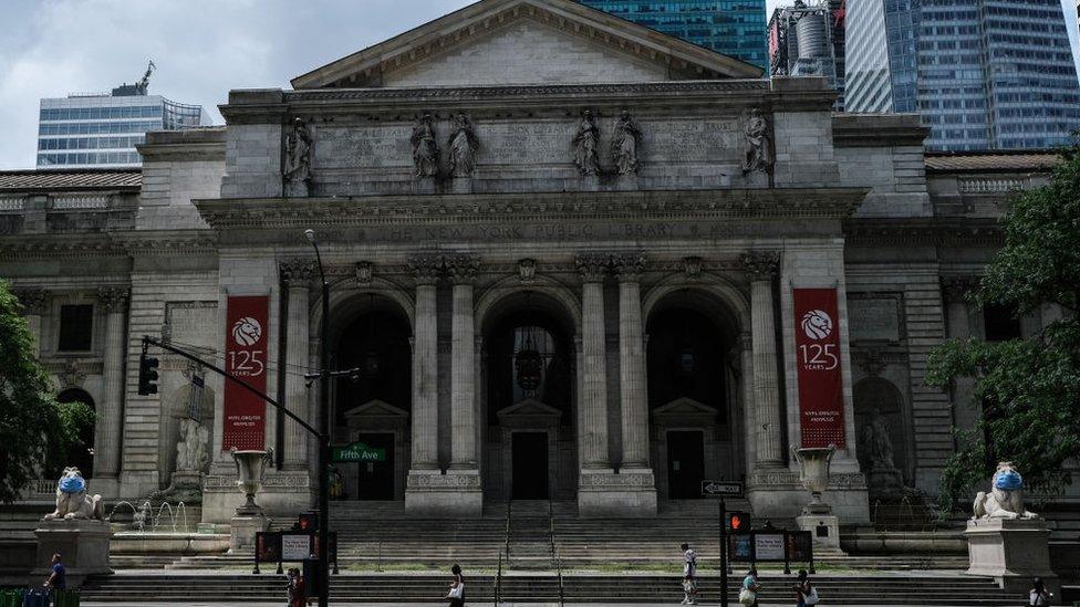 New York Public Library in Manhattan