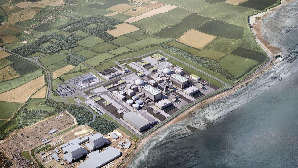 Artists impression of Hinkley Point C