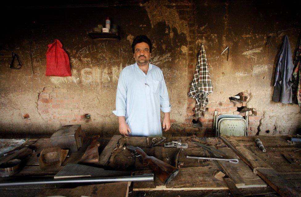 Subhana gun factory owner Zahoor Ahmed Ahangar