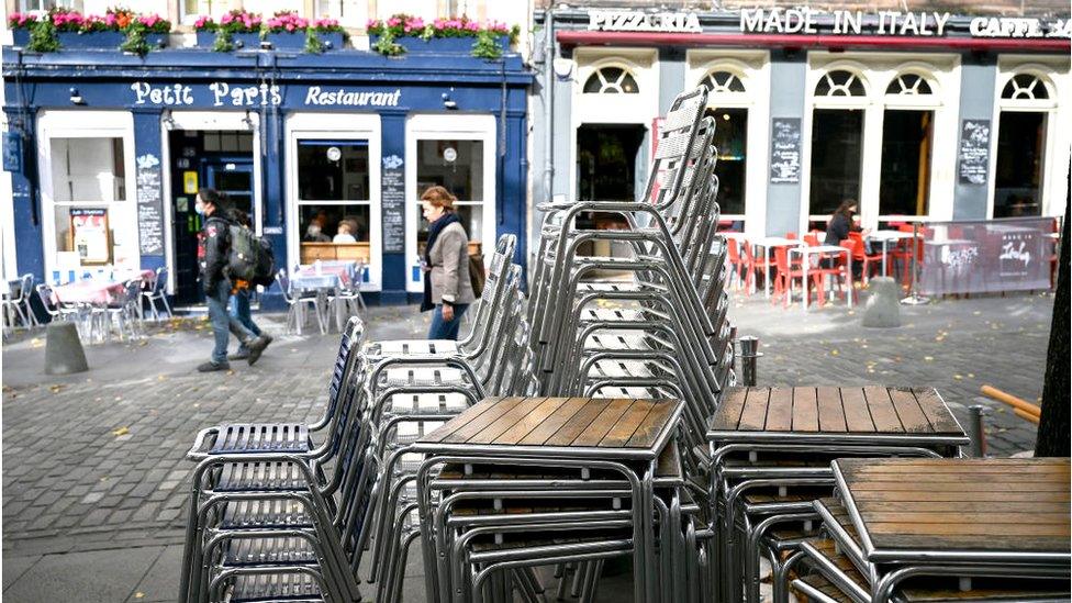 Edinburgh street cafes