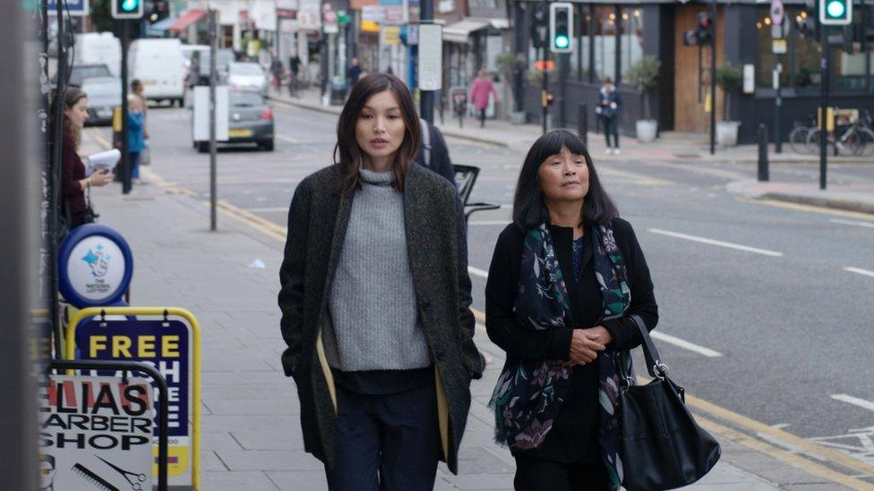 Gemma Chan and Sarah Lam in I Am Hannah