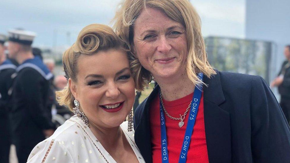 Sheridan Smith and Rachel Burden