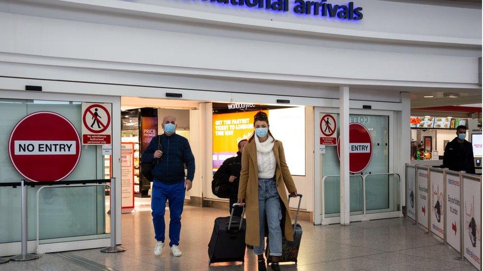 Arrivals at Stansted