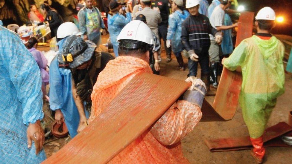 Rescuers in Chiang Rai (27 June)