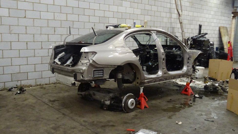 A car found on Canvey Island