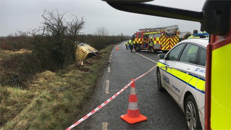 School bus crash in Limerick