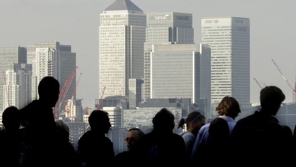 Canary Wharf skyline