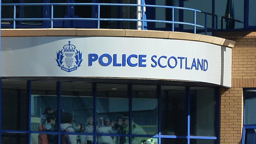 Police Scotland sign