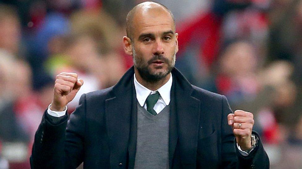 Bayern Munich boss Pep Guardiola