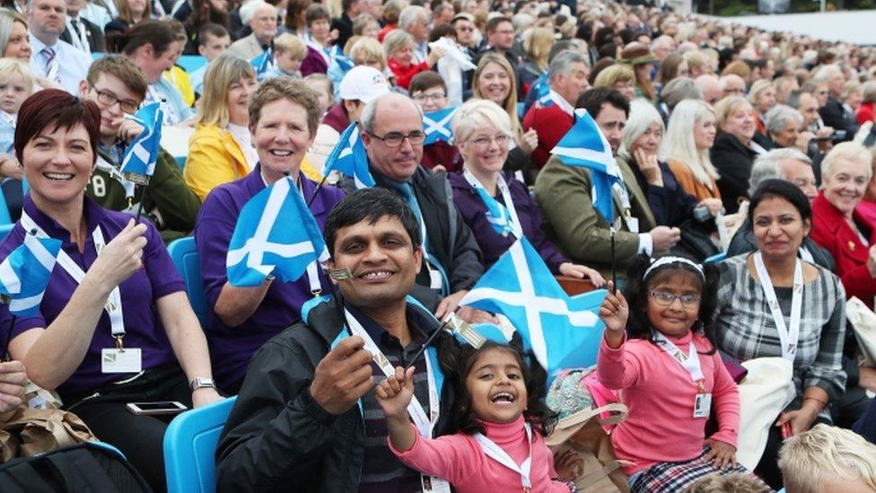 Crowds at the opening