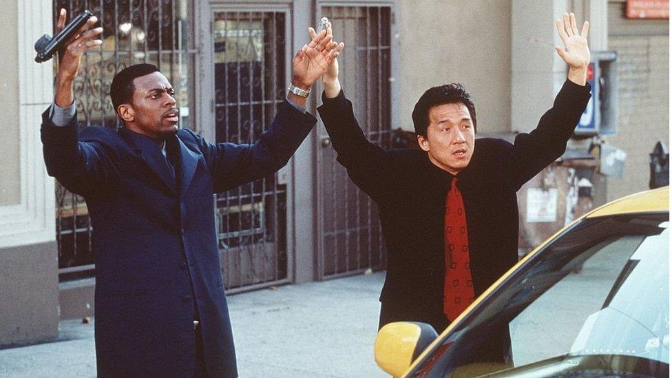 Chris Tucker and Jackie Chan in Rush Hour