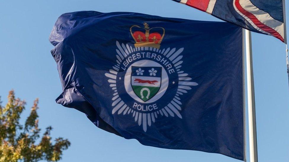 Leicestershire Police flag