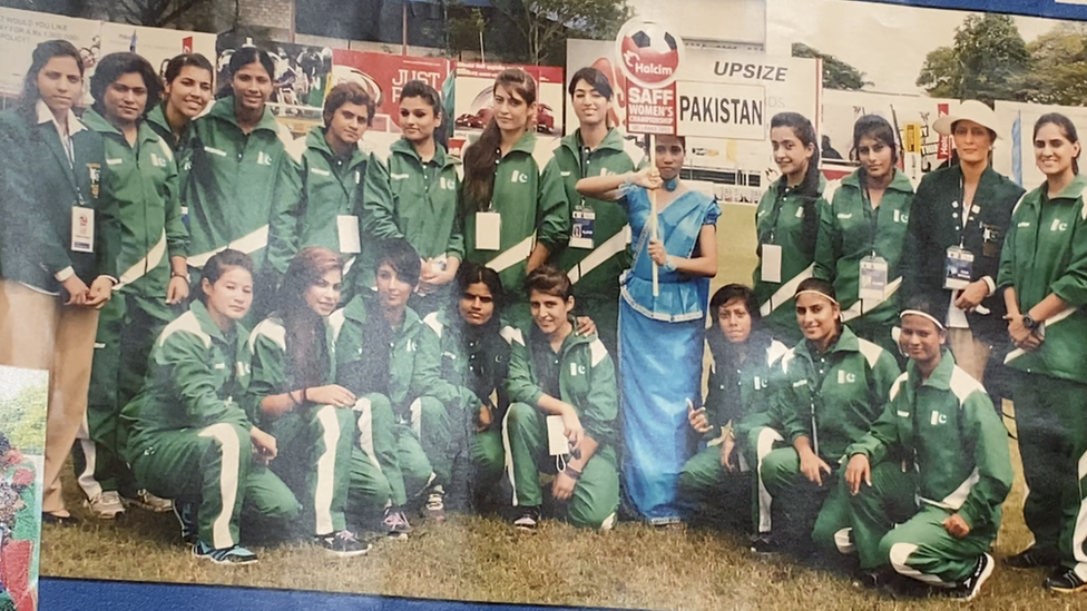 A picture of the Pakistan hockey team