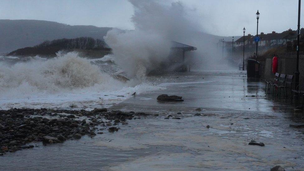 Deganwy in Conwy county