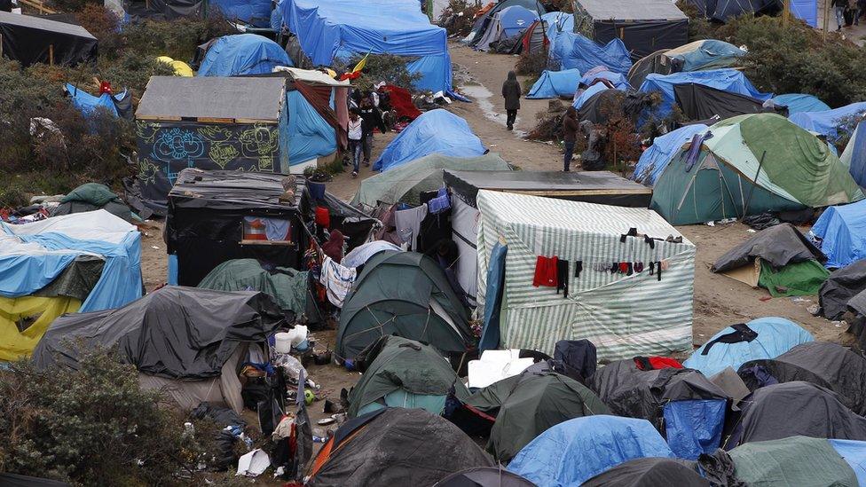 Calais jungle