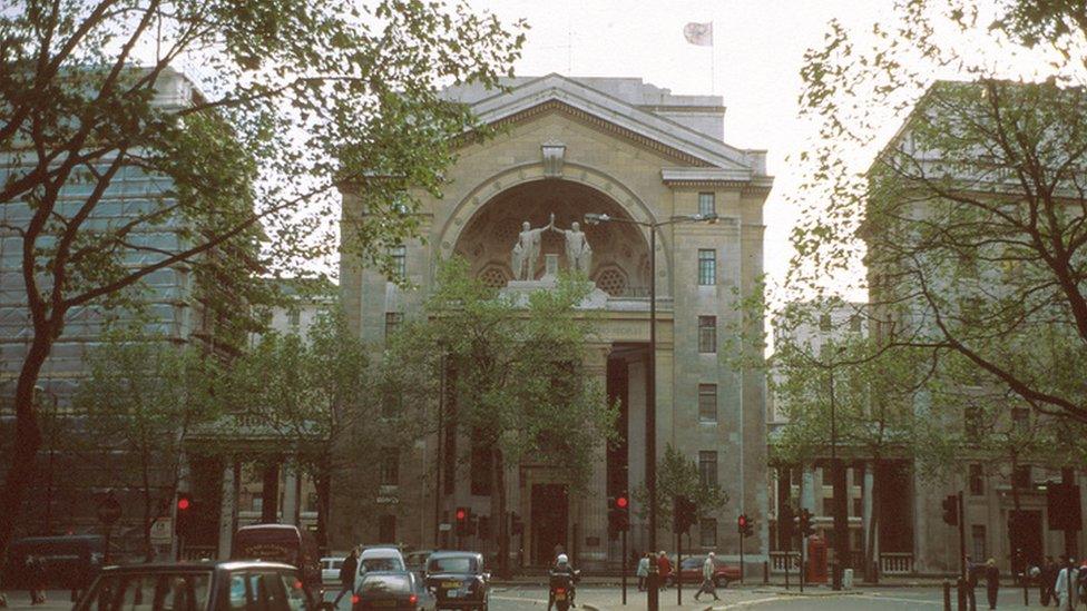 Bush House in London, the UK