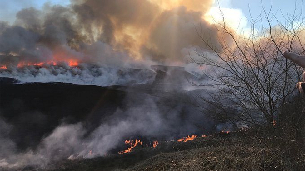 winter hill fire