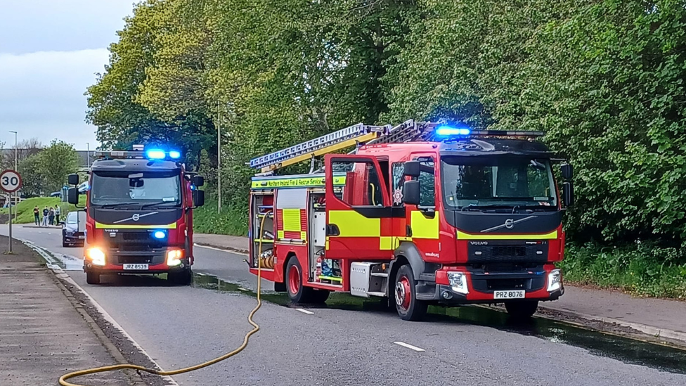 Fire engines in Ballymena