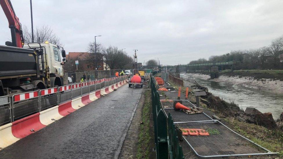 Cumberland Basin wall collapse