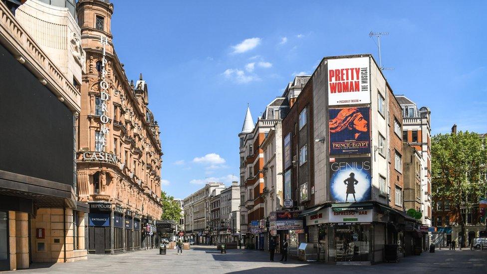 near Leicester Square