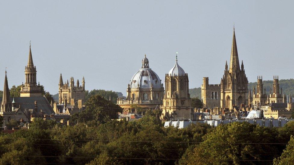 Dreaming spires of Oxford