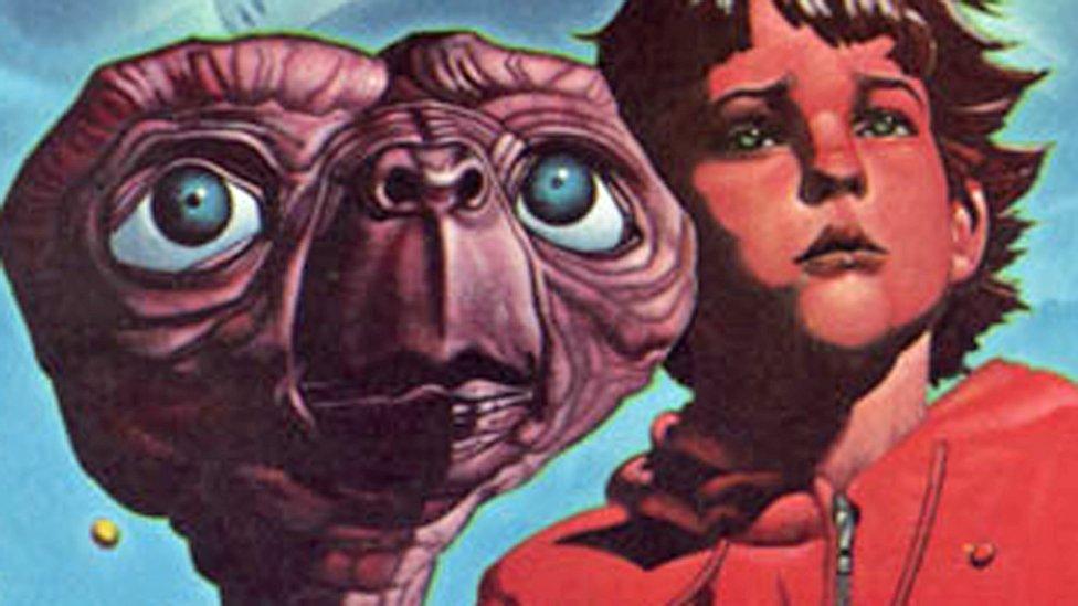 ET video game cover art