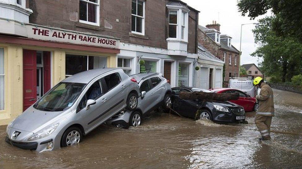 Alyth flood