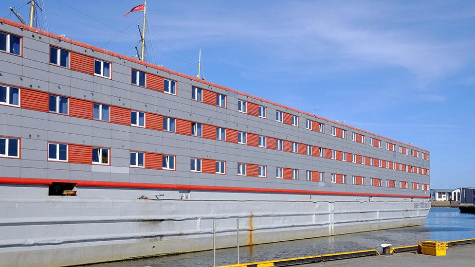 Bibby Stockholm barge