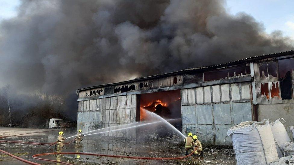 Fire at Convent Lane, Braintree