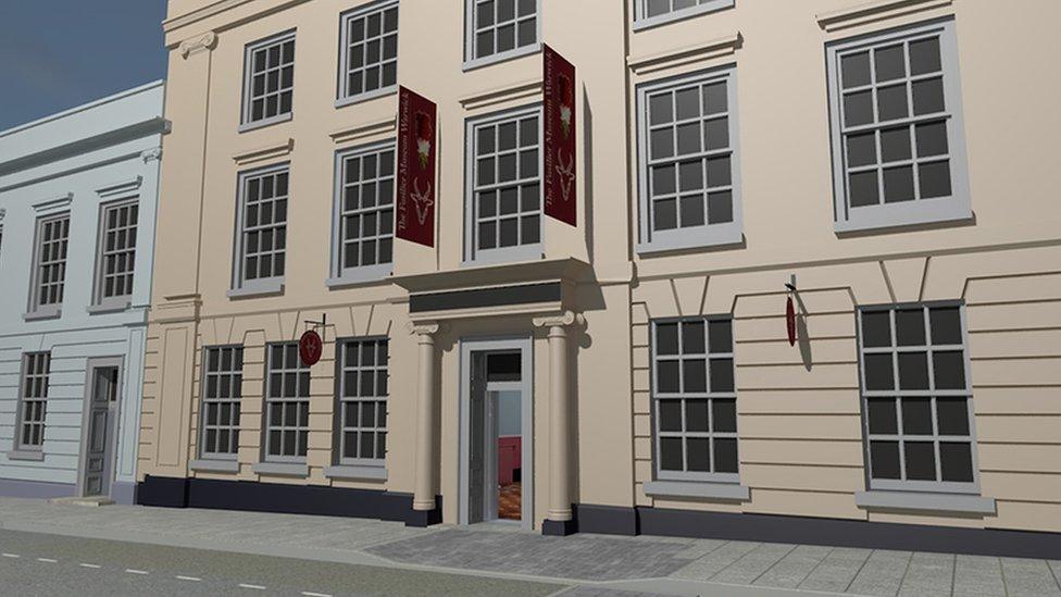 Artists impression of the frontage