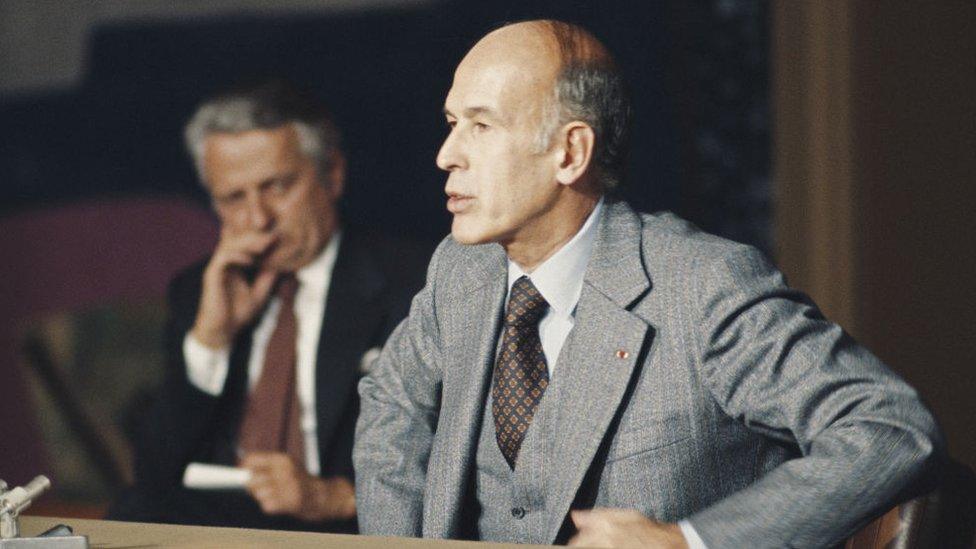 Valéry Giscard d'Estaing pictured in 1978