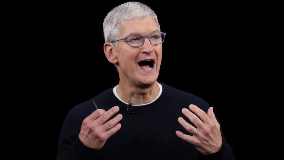 Tim Cook has warned of potential product shortages