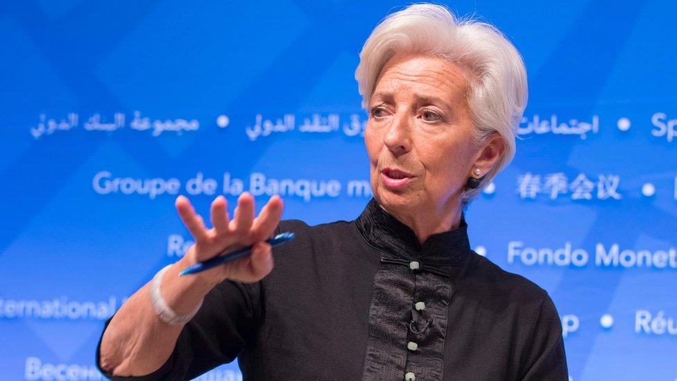 Christine Lagarde.