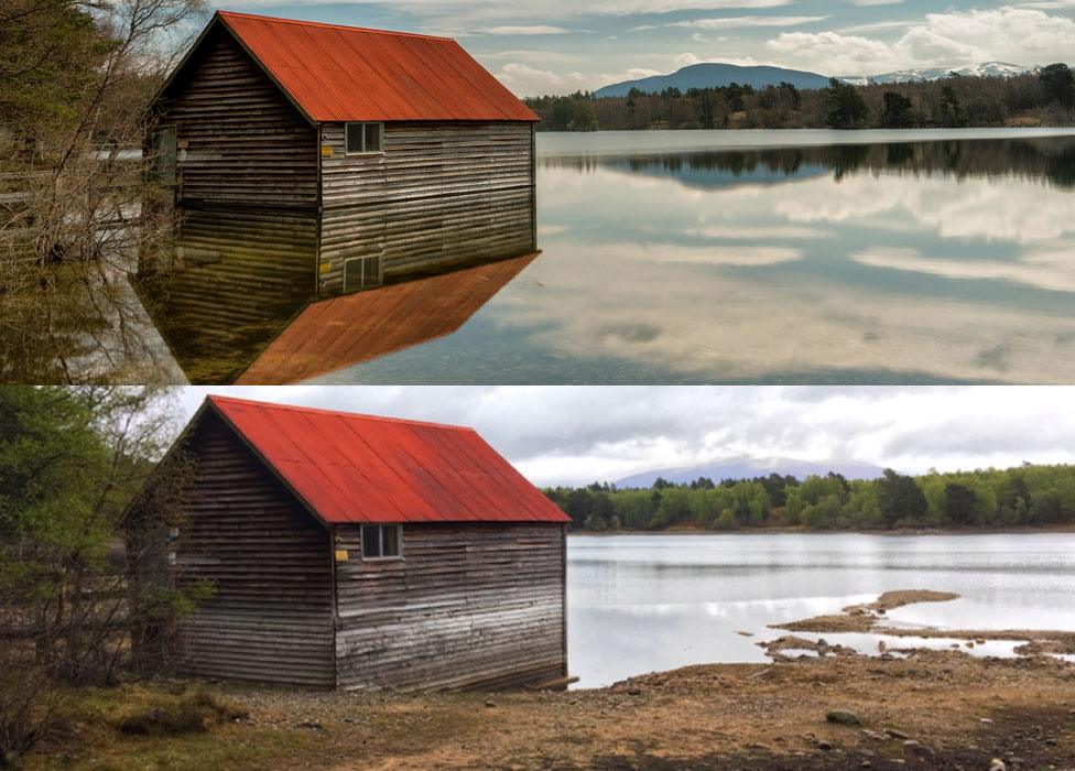 Loch Vaa boathouse