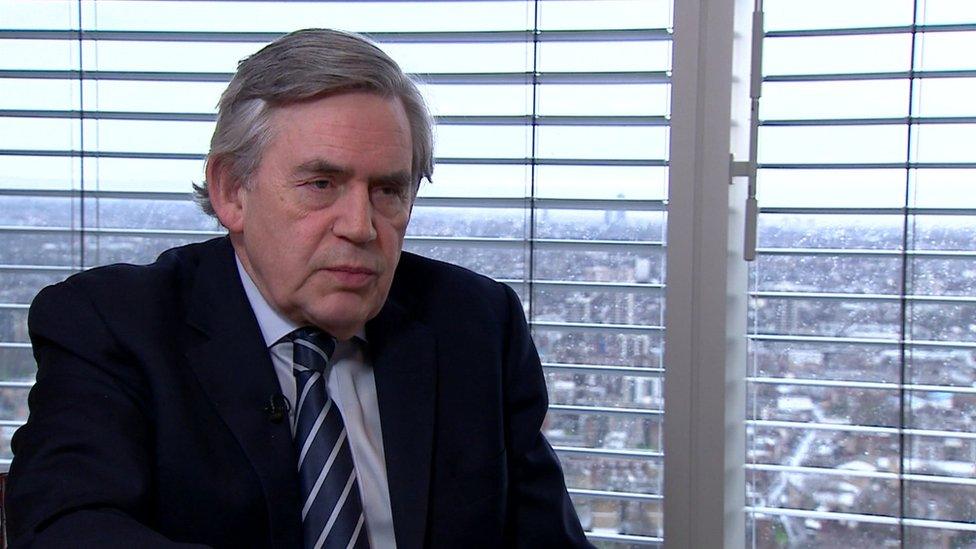 The former prime minister, Gordon Brown, is calling for the second part of the Leveson Inquiry