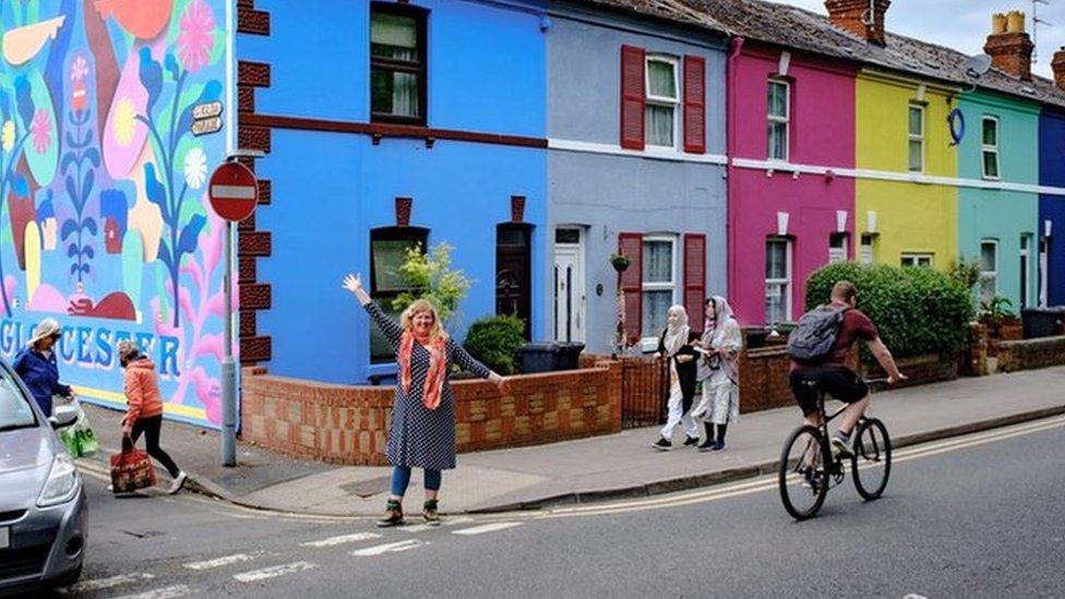 Tash Frootko on The Rainbow Square that she created in 2022