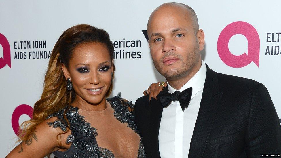 Mel B with Stephen Belafonte