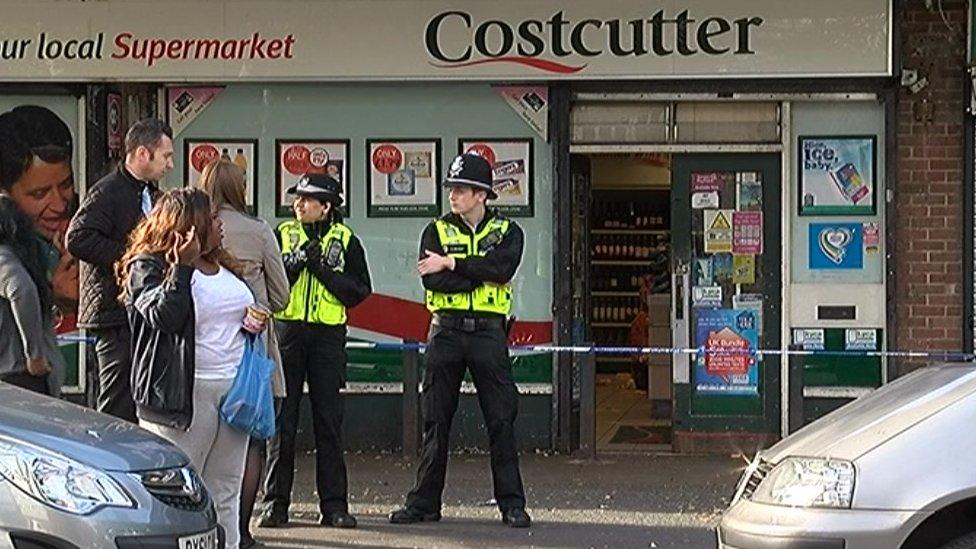 Costcutter shop on Great Hampton Row