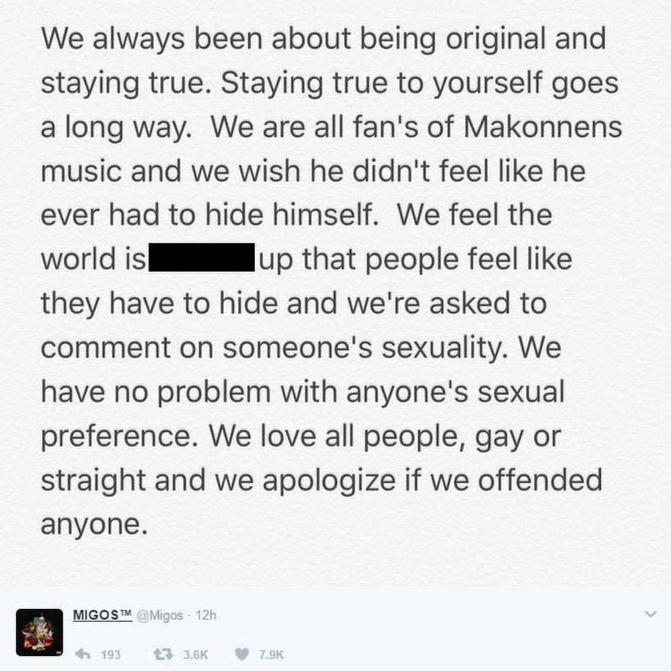 Migos Statement