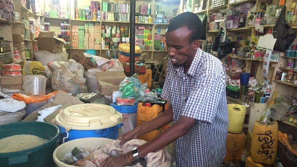 Wajir shop stocking myrrh, frankincense and other natural products