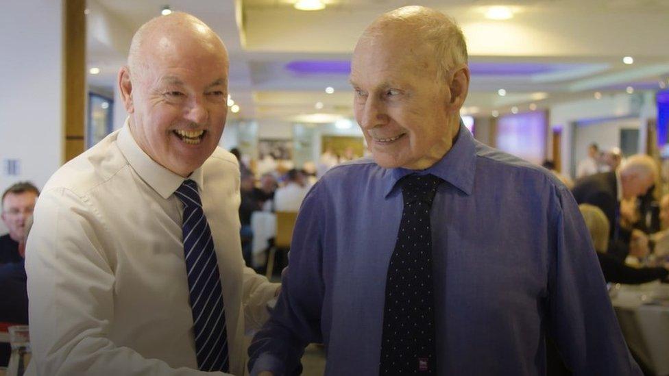 Daniel Warner meets John Wark at Portman Road