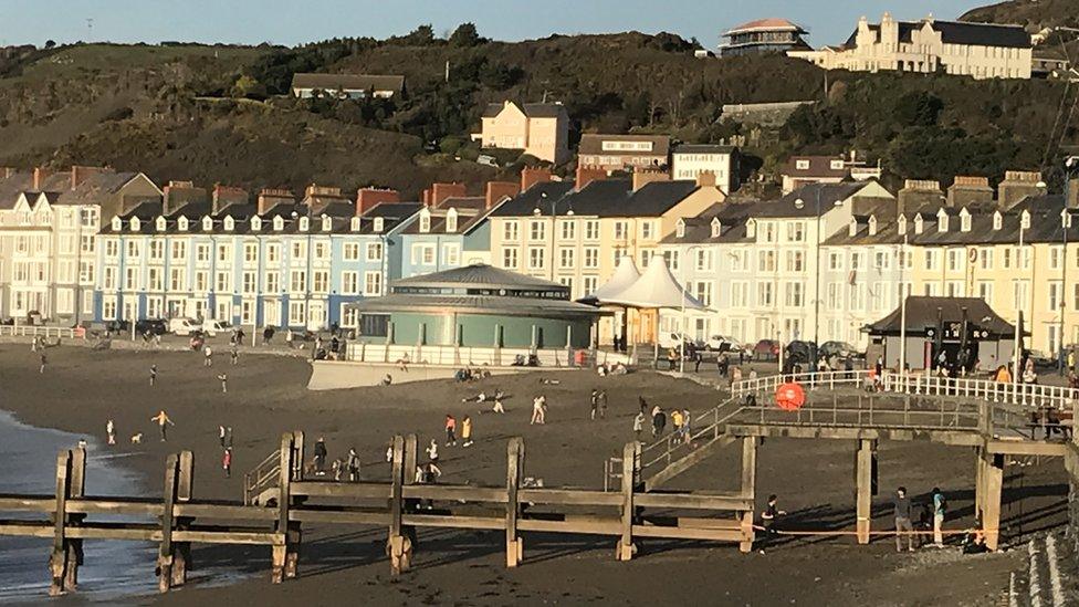 Aberystwyth in the sunshine